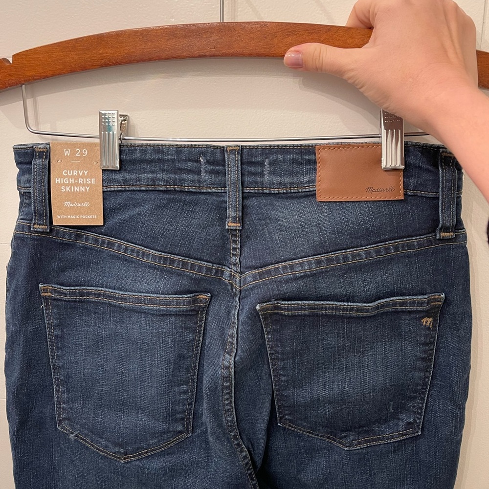 NWOT Madewell Curvy Skinny jeans 29